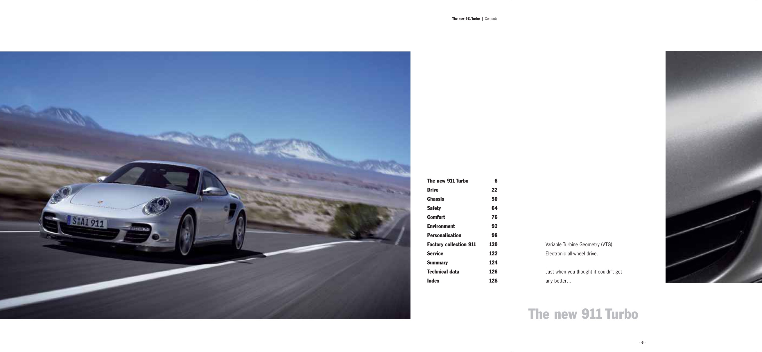 2006 Porsche 911 Turbo Brochure Page 6